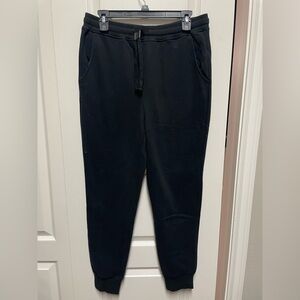 Womens Black Jogger Pants - fleece lined